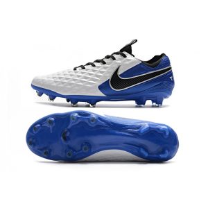 Nike Tiempo Legend VIII Elite FG Bílá Modrá Černá